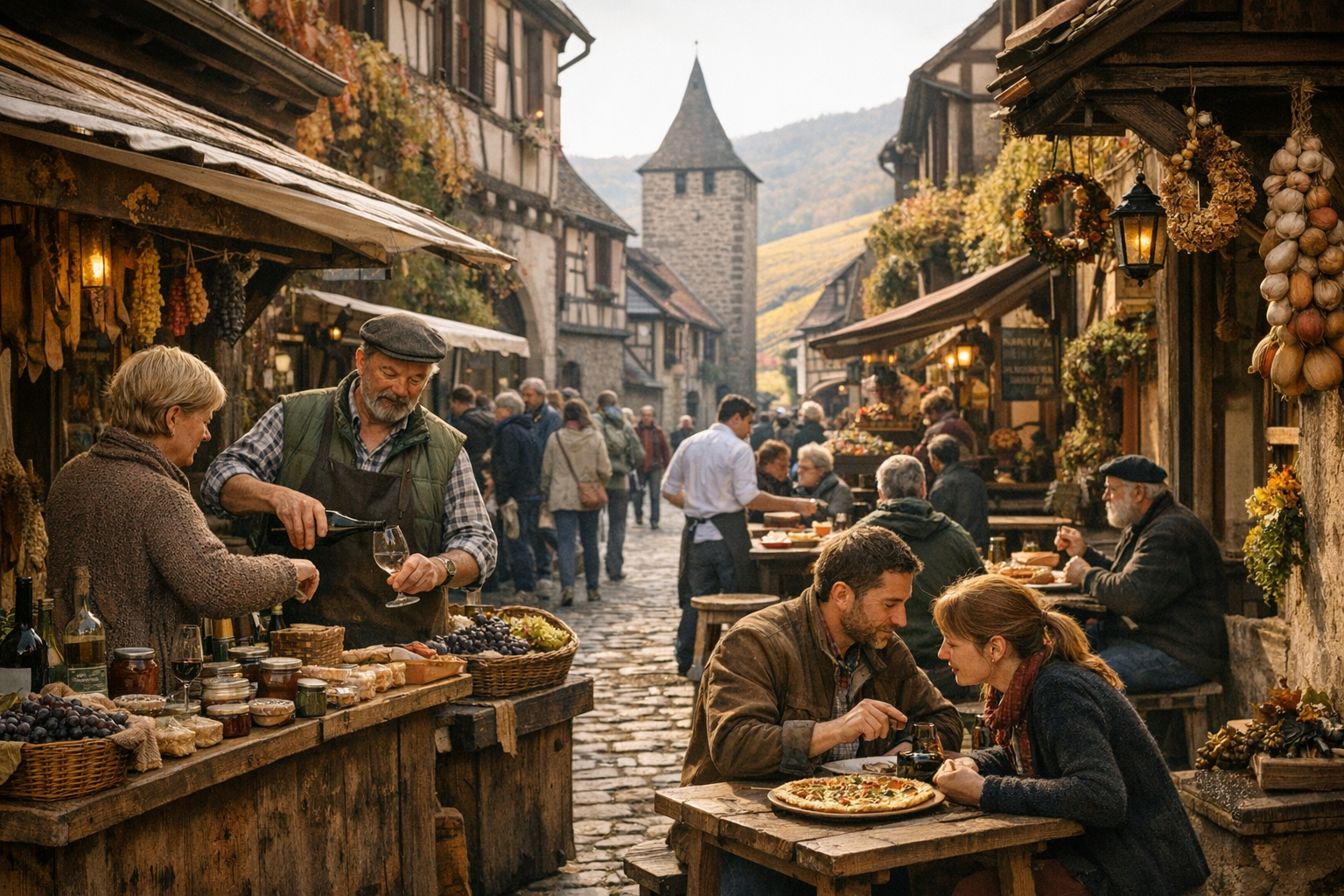 Alsace : la route des vins en automne