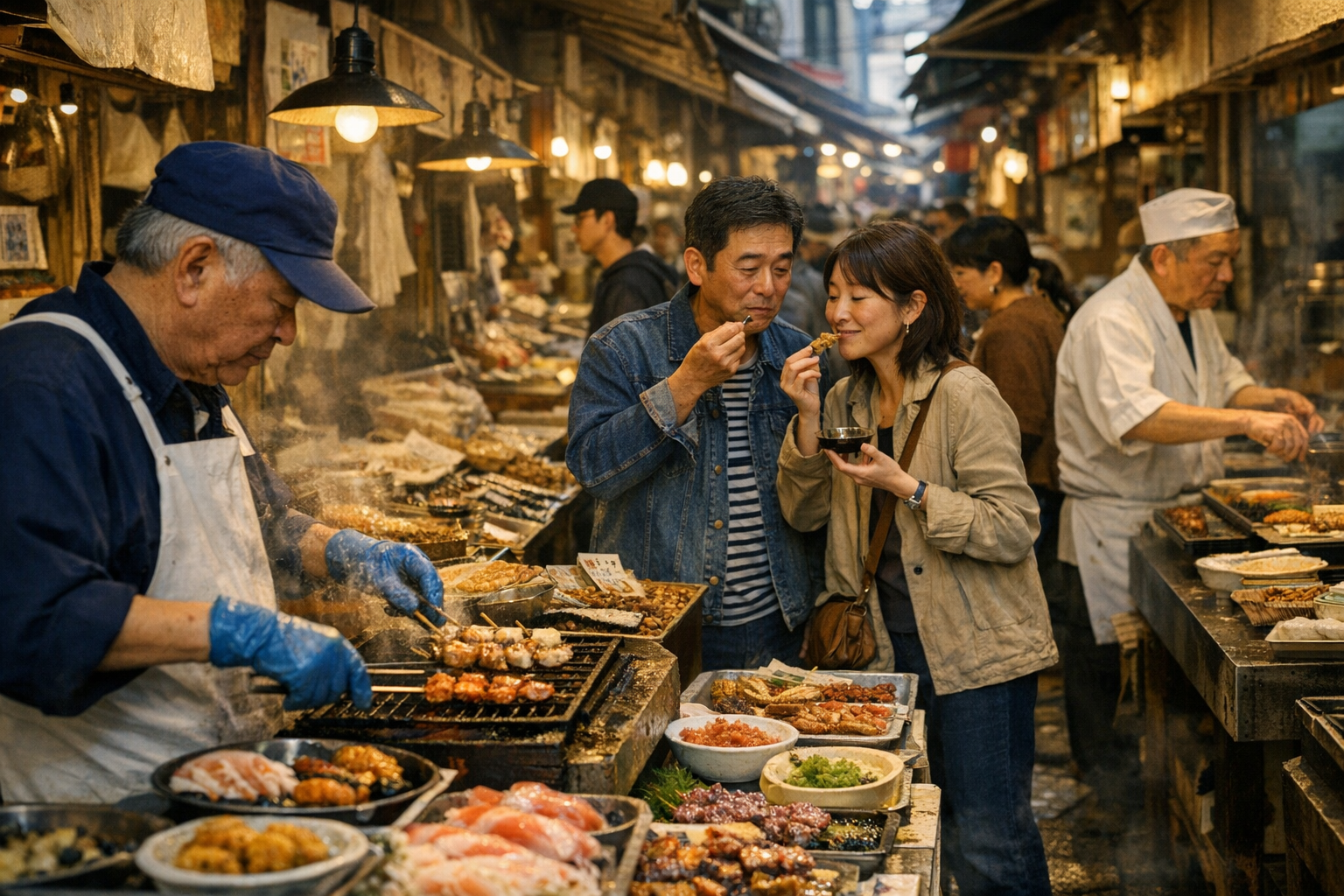 Marchés du Japon : Tsukiji, Nishiki, Kuromon
